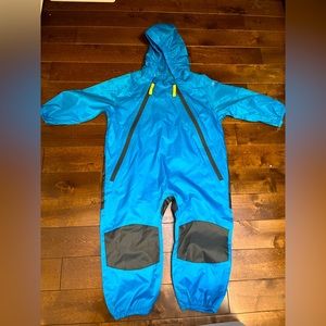 Kids rain suit onesie